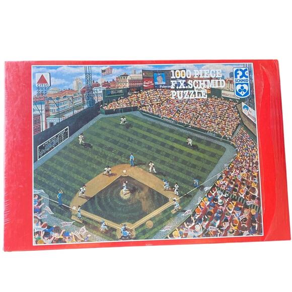 FENWAY PARK Boston Red Sox Puzzle 1000 Piece F.X. SCHMID Vintage Jigsaw 90027 94 - Picture 1 of 8